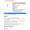 thumbnail image 2 of Front A/C Orifice Tube - Compatible with 1988 - 2001 Ford E-350 Econoline Club Wagon 1989 1990 1991 1992 1993 1994 1995 1996 1997 1998 1999 2000, 2 of 2