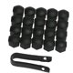 thumbnail image 1 of Tuerca de rueda Conjunto de 20pcs universal 17mm coche plástico tuercas de las ruedas cubiertas tapa Abody Tuerca de rueda, 1 of 7