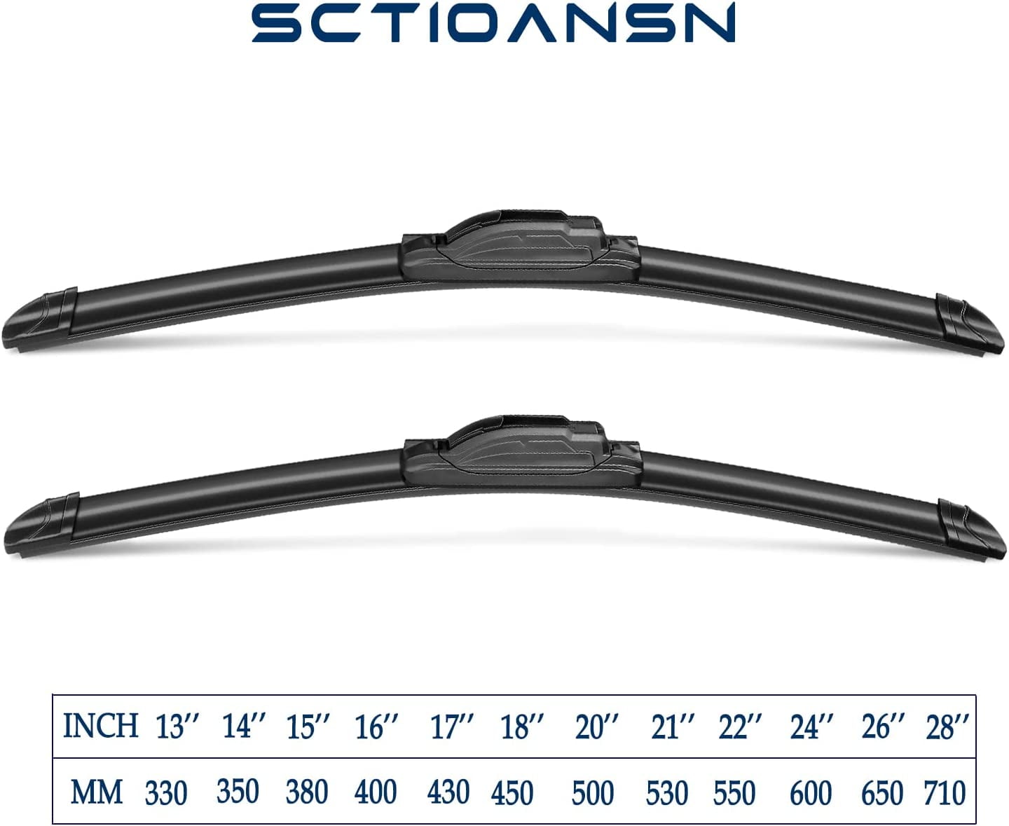 3Pcs Windshield Wipers for Mazda 3 2010 2011 2012 3013, All Seasons Original Equipment Automotive Replacement Windshield Wiper Blades- 24"/19"/14" (Pack of 3) J-HOOK
