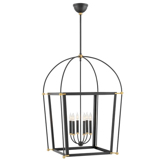 4056BK Hinkley Lighting Selby- Six Light Pendant