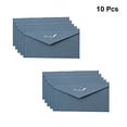thumbnail image 2 of CIMAXIC Mariage 10 Pcs Enveloppe Dorée Rétro Invitation de Mariage Classique Enveloppe Vierge Enveloppe de Fête en Papier (Marine, Plume),8.66"X4.33"X0.08 Pouces, 2 of 4
