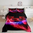 thumbnail image 2 of Castle Fairy Gradient Gamepads Full Size Comforter Sets,Gradient Lightning Bedding Sets, 2 of 8