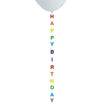 Happy Birthday Balloons Banner, 16 Inch Mylar Foil Letters Balloons Birthday, Birthday Party Decorations And Accessories For Children And Adults