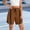 Brown, variant on acuever Women's Shorts Shorts Cotton Linen Capri Pants Womens Baggy Cargo Shorts Casual Wide Leg Knee Length Elastic Waist Workout Running Athletic Yoga Shorts Black Supportive Yoga Shorts(Xl)