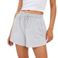thumbnail image 5 of Womens Sweat Shorts Summer Casual Loose Athletic Workout Drawstring Comfy Running Shorts Beach Vacation Clothes, S, 5 of 5