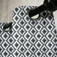 thumbnail image 3 of Ambesonne Geometric Grommet Curtain, Rhombus and Zigzags, 50" x 72", Grey Charcoal Grey, 3 of 6