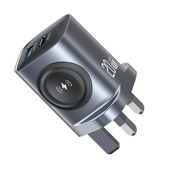 PD20W Fast Charging 3 in 1 Travel Charging Station with USB C Port for Smartwatch Phone Tablets Protections