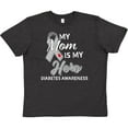 thumbnail image 3 of Inktastic My Mom is My Hero- Diabetes Awareness Youth T-Shirt, 3 of 5