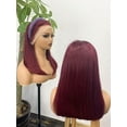 thumbnail image 5 of 13x4 Full Frontal Lace Glueless 16inch BOB Wig many Colors available STRAIGHT 200% High-Density Pre-Plucked Human Hair Wigs, 5 of 6