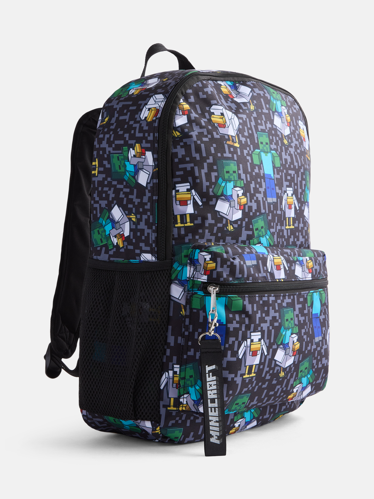 Minecraft Boys Chicken Jockey Backpack, Black photo 2