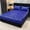 Blue, variant on 2/3PCS Leopard Print Satin Fitted Sheet Set,Fashionable Classic Soft And Comfortable Deep Pocket Breathable Bedding,1 Fitted Sheet + 1/2 Pillowcases No Filling(Pink,Twin)
