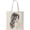 Natural, variant on Beautiful Long Hair Tote Bag - Image by Shutterstock, One Size Cotton Canvas Tote Bag