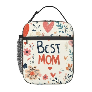 Best Mom-editPortable Insulated Lunch Bag Tote Lightweight Thermal Hand Carry Lunch Box for WorkOne Size