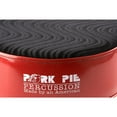 thumbnail image 2 of Pork Pie Round Drum Throne Red with Black Swirl Top, 2 of 2