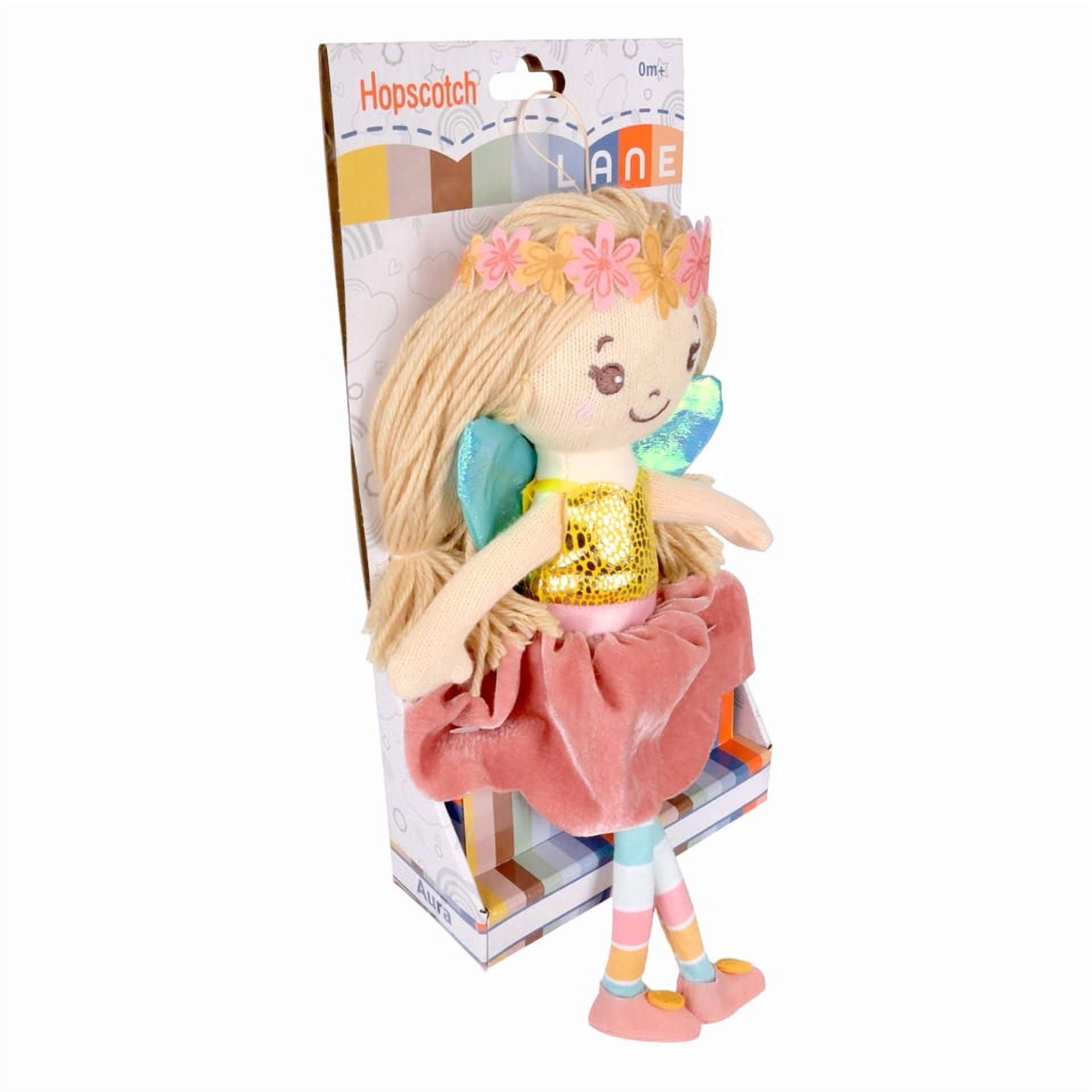 Hopscotch Lane 13-inch Soft Bodied Floppy Doll - Aura, Children Ages 0+ Months