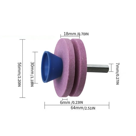 Lawn Mower Blade Sharpener Tool Lawnmower Dull Blade Sharpener Universal Blade Sharpeners for Lawn Mowers Garden Tool Sharpener Sharpening Stones Lawnmower Blade Sharpener for Drill