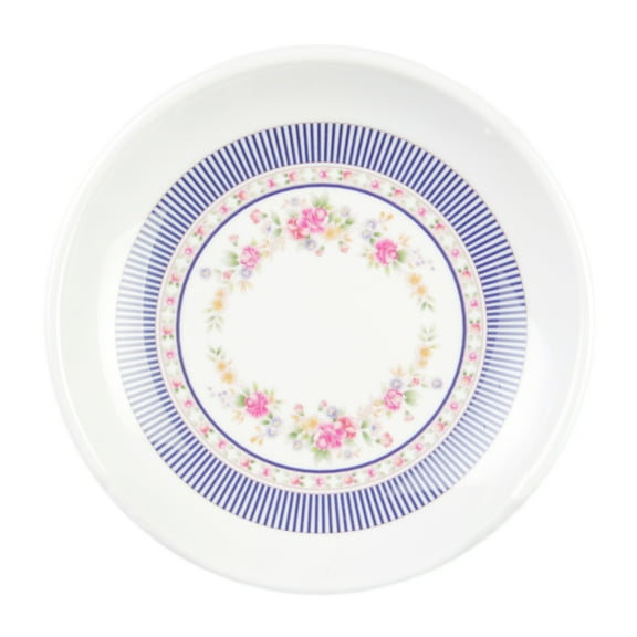 Excellante Rose Melamine Dinnerware Collection 4 Oz ,4 1/2" Plate, Comes in Dozen