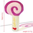 thumbnail image 4 of 2PCS Food Pet Toy Lollipop Bite Resistant Plush Squeaky Toy Pet Chewing Toy, 4 of 10