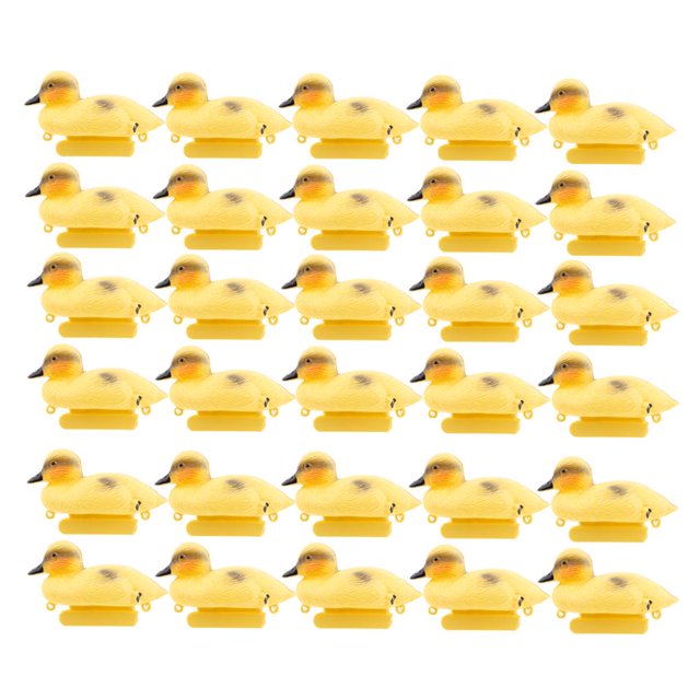30 Piezas de Señuelos Cola Señuelo flotante de patitos lindos 5 Pulgadas