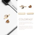 thumbnail image 4 of Shisuyan 4 Pcs Watchband Charms Watch Strap Rings Loops Smartwatch Strap Ring Decors, 4 of 8