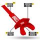 thumbnail image 2 of Protector Bucal NXT NXTRND Two Pro con Correa Permanente Roja, 2 of 7