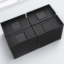 MIPCASE Bed Riser Blocks Rubber Black for Home Furniture Stability 4Pcs