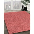 thumbnail image 3 of Ahgly Company Machine Washable Indoor Round Transitional Red Area Rugs, 6' Round, 3 of 7