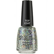 Salon Perfect Professional Nail Lacquer, 603 Silver Sparkler, 0.5 Fl. Oz.