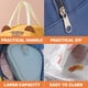 thumbnail image 3 of Bonitas bolsas de almuerzo para mujeres, bolsa térmica de dibujos animados para el almuerzo, lonchera, contenedores, enfriador para adultos, oficina, trabajo, picnic, viajes, 3 of 5