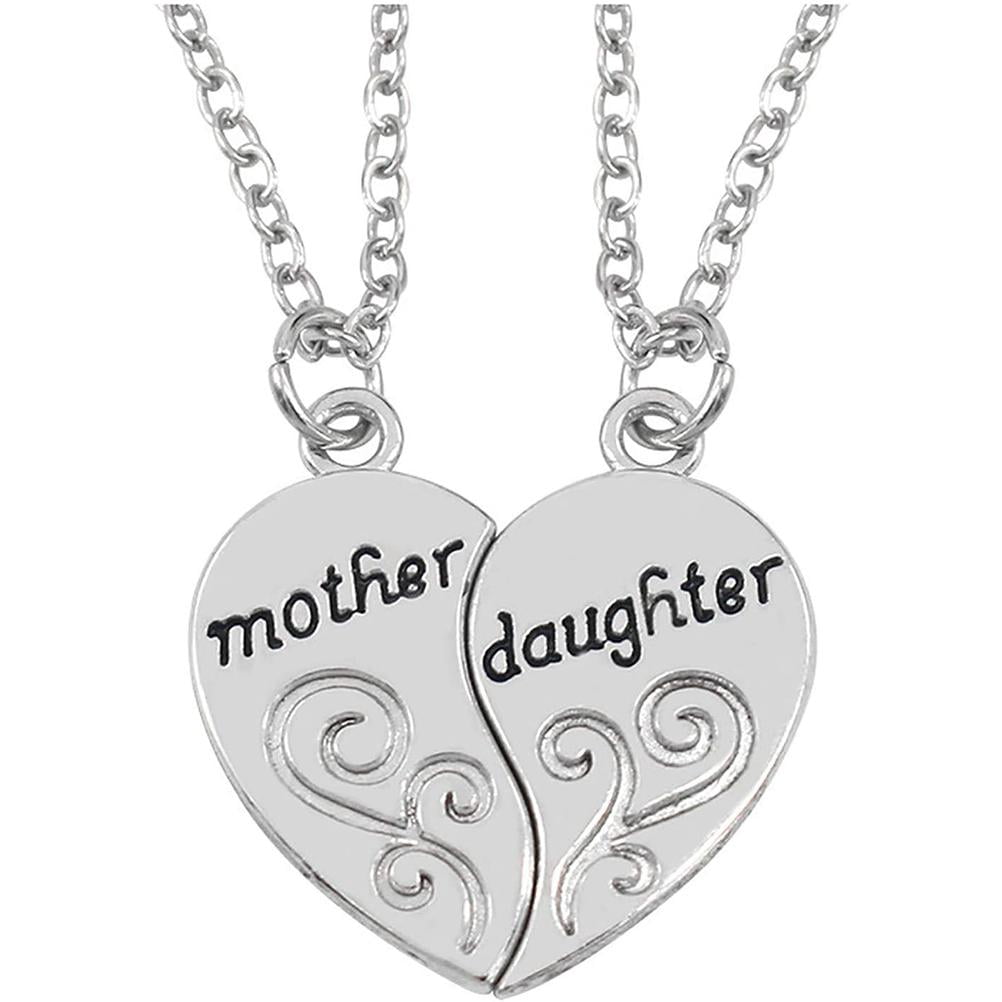 HELEVIA Mother's Day Necklace Heart 