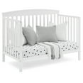 Delta Children Hanover 6in1 Convertible Baby Crib, Bianca White