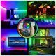 thumbnail image 4 of Tira de luces LED de 10 m 300, cadena de luces LED Luces LED sinfónicas con juego de música Bluetooth Luces coloridas Tira de luces que cambian de color Carpa Tira de luces de agua corriente, 4 of 5
