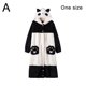 thumbnail image 2 of Women's Pajamas Panda Warm Soft Robes Nightgown Kawaii Animal Cosplay Suit, 2 of 3
