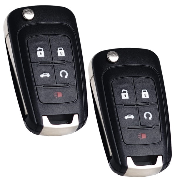 Llavero de repuesto SUPALAND OHT01060512 para Chevy Cruze Equinox Camaro Impala Malibu Sonic Buick Regal Verano Encore Lacrosse GMC Terrain 2010-2021, paquete de 2
