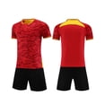 thumbnail image 3 of Leey-World Boys 5t 6t Outfit Sets Boys 2 Piece Athletic Outfits Short Sleeve Sport T-shirt and Shorts Summer Casual Clothes for 6-12 Years Boys Outfit Sets 5t(Q,5-6 Years), 3 of 3
