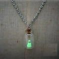 thumbnail image 2 of JeashCHAT Ghost in A Bottle Pendant Necklace, Glow In The Dark Ghost Necklace The Adopt A Cute Ghost Necklace Halloween Creative Jewelry for Women Men, 2 of 9