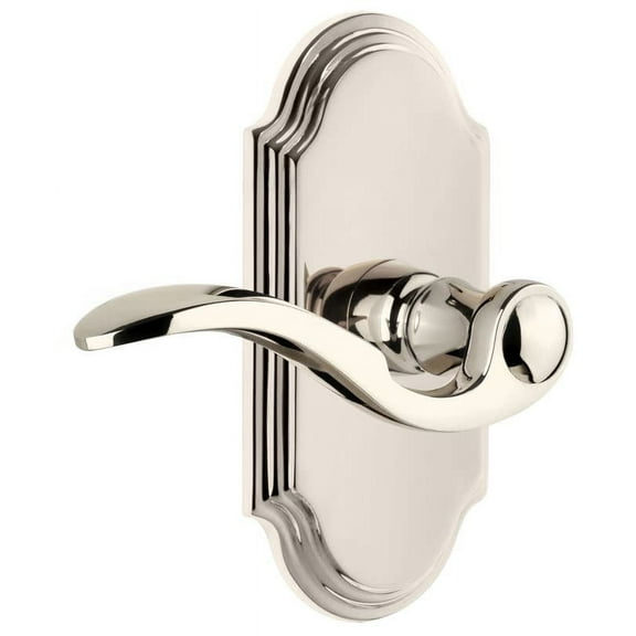 Grandeur Bellagio Door Lever with Arc Plate