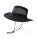 thumbnail image 1 of Karight Mesh Fishing Hat 12CM Wide Brim Sun Hat for Women Mens Packable Bucket hat- UPF 50 for Outdoor Gardening Safari Hats, 1 of 3
