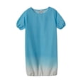 thumbnail image 4 of Gvmfive Womens Summer Casual Short Sleeve Gradient Loose Dress Plus Size, 4 of 8