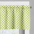 thumbnail image 5 of Ambesonne Lime Green Valance & Curtain, Girlish Vintage Dots, 55"x24", Lime Green White, 5 of 6