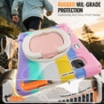 thumbnail image 4 of For Xiaomi Pad Mini 8.8 Inch 2025 Case, 360 Rotatable Handle Stand, Shoulder Strap, Drop-Proof Design, Colourful Pink, 4 of 7