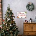 thumbnail image 5 of Merry Christmas and a Happy New Year Sign Farmhouse Christmas Decorations Home 8x12 108120097004, 5 of 6