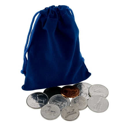 - American Coin Treasures Foreign Animal Coin Collection with Velvet Pouch