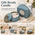 thumbnail image 6 of Sandalwood Scented Tin Candle with Dried Flowers, Soy Wax Blend Aromatherapy Candle, Decorative Small Candle Gift for the Bedroom, Bathroom, Desk, Birthdays, and Housewarmings, 6 of 7