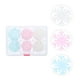 thumbnail image 2 of FELTECHELECTR 1 juego de 240 piezas de decoración práctica para tartas navideñas, hermosas obleas comestibles, copos de nieve de colores aleatorios, 2 of 6