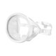 thumbnail image 5 of Gafas de buceo, máscara de buceo, antiempañamiento, cómodas, a prueba de fugas para adultos, impermeables, de silicona y vidrio, gafas ovaladas, blanco, 5 of 8