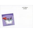 thumbnail image 2 of Oatmeal Studios Bathtub : Moment of Zen Humorous / Funny Birthday Card for Her : Woman, 2 of 2
