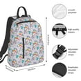 thumbnail image 4 of Balery Unicorn DoingYoga Lightweight Backpack for Men and Women - Durable and Water-Resistant, Ideal for School, Work, Travel, and Everyday Use, 4 of 9