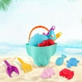 thumbnail image 2 of Beach Bucket Set Plastic Turtle Crab Crocodile Sandbox Toy Shovel Toy for Kid, 2 of 10
