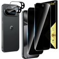 thumbnail image 1 of xixishop For Google Pixel 10 pro XL Screen Protector, 2 Privacy Tempered Glass Film + 2 Camera Lens Protector, Support Fingerprint Unlock, Anti-Shatter, Anti-Scratch, Easy Installation, Case-Friendly, 1 of 1